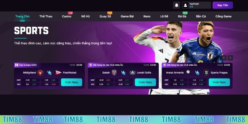 Thể Thao Tim88