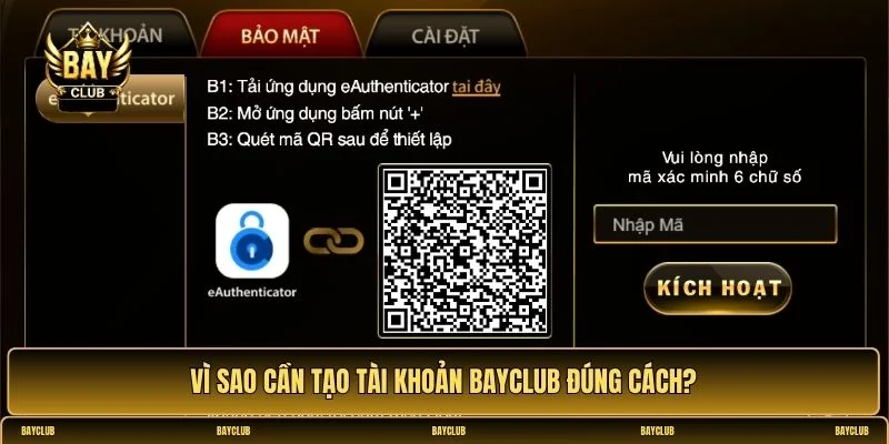 Cách tạo tài khoản BayClub an toàn và nhanh chóng
